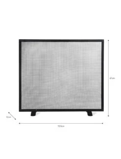 Rectangular Firescreen -Modern Living Shop FSBL05 portrait 9 26584.1638547881