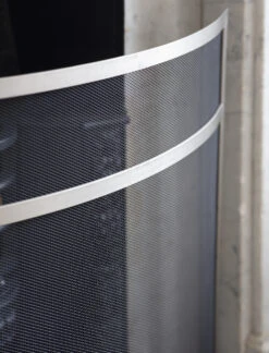 Bretforton Firescreen - Silver - Small -Modern Living Shop FSSV01 portrait 2 35821.1638467074