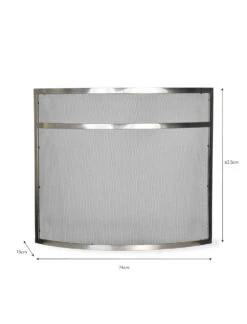 Bretforton Firescreen - Silver - Small -Modern Living Shop FSSV01 portrait 9 87554.1638467076