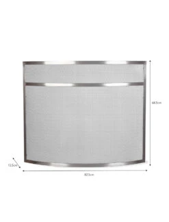 Bretforton Firescreen - Silver - Large -Modern Living Shop FSSV02 portrait 9 19683.1638467081