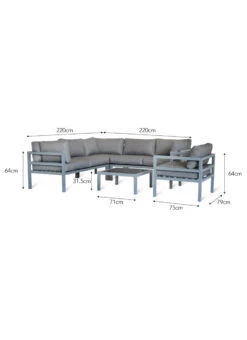 West Strand Corner Sofa Set -Modern Living Shop FUAL01 portrait 9 14731.1638549079