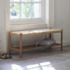 Longworth Hallway Bench - Oak -Modern Living Shop FUOA31 portrait 1 23883.1638467463