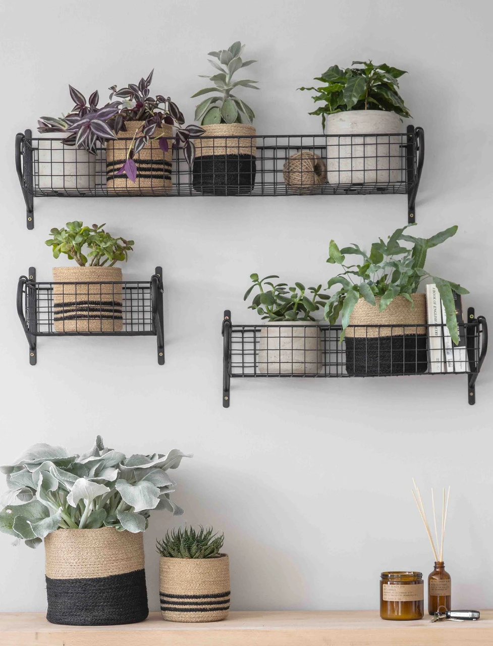 Wirework Basket Shelf - Black - Medium 4 Wirework Basket Shelf - Black - Medium - Image 2