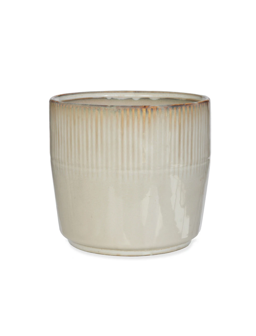 Hillesley Pot - Ivory - 16.5cm 4 Hillesley Pot - Ivory - 16.5cm - Image 2