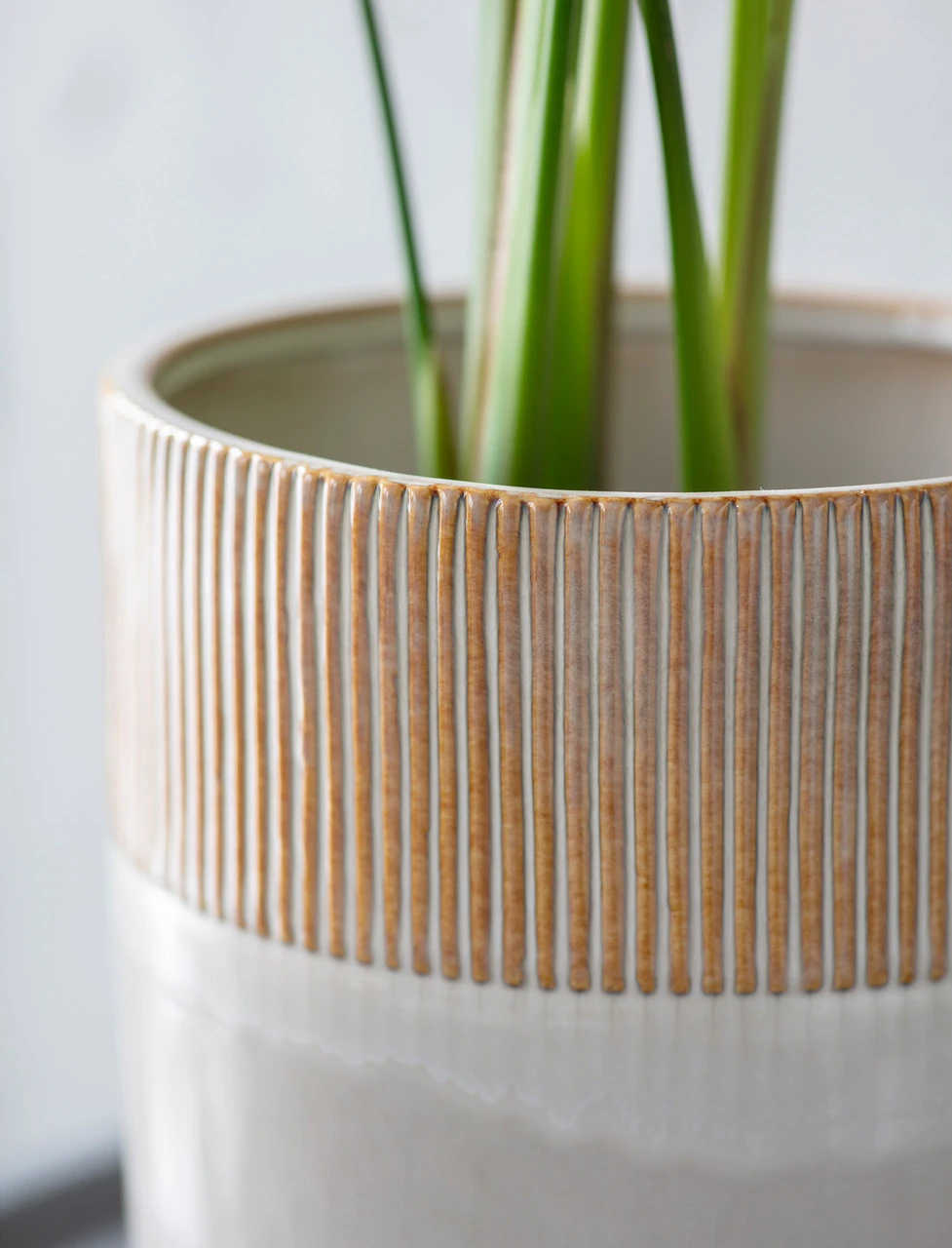 Hillesley Pot - Ivory - 28cm 4 Hillesley Pot - Ivory - 28cm - Image 2