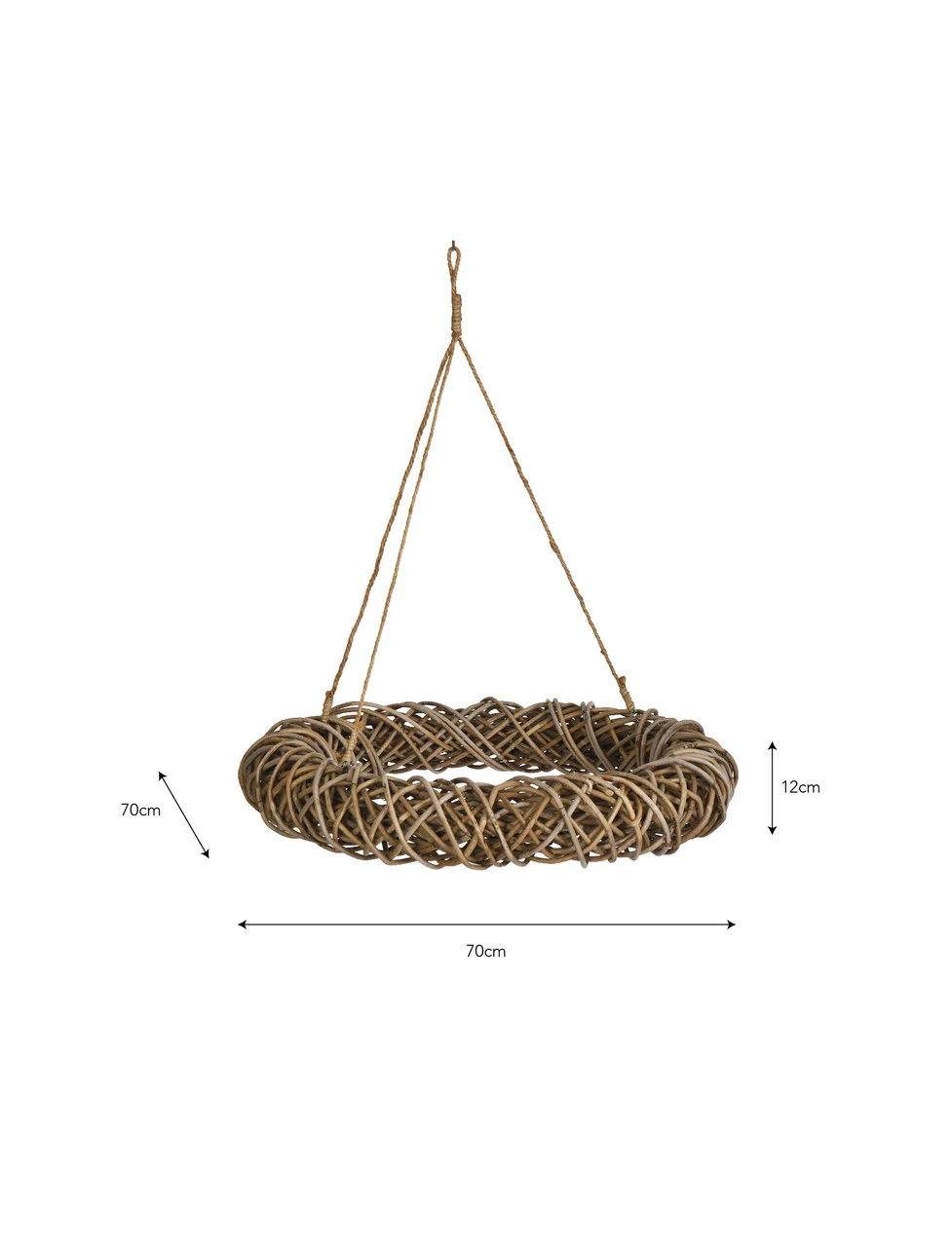 Hanging Wreath - 70cm 5 Hanging Wreath - 70cm - Image 3