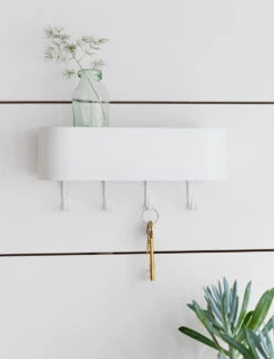 Key Hook - Lily White -Modern Living Shop Key Hook in Lily White Steel KHLW01 13572.1668098461