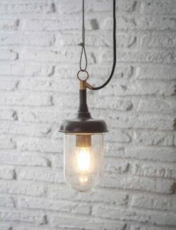 Harbour Outdoor Pendant Light - Carbon -Modern Living Shop LACN28 portrait 1 86255.1667384136
