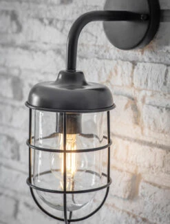 Harbour Wall Light - Carbon -Modern Living Shop LACN40 portrait 2 55791.1638532930