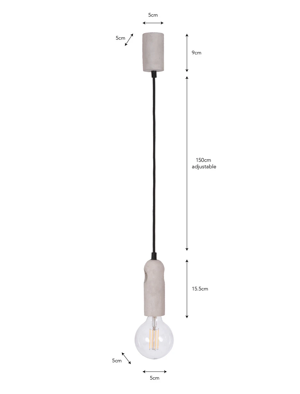 Danvers Pendant Light - Concrete 8 Danvers Pendant Light - Concrete - Image 6