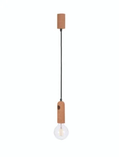 Danvers Pendant Light - Cork -Modern Living Shop LADA02 portrait 7 94085.1638535281