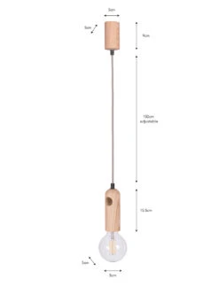Danvers Pendant Light - Ash -Modern Living Shop LADA03 portrait 9 03883.1638535288