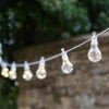Festoon Classic Lights - White - 10 Bulbs