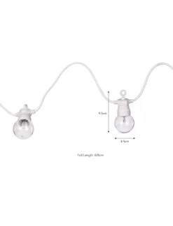 Festoon Golf Ball Lights - White -Modern Living Shop LAFE10 portrait 9 55440.1638533429