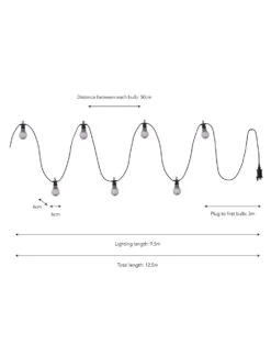 Festoon Classic Lights - Smoked - 20 Bulbs -Modern Living Shop LAFE17 portrait 9 14928.1652081316