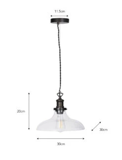 Hoxton Pendant Light - Large - Antique Bronze -Modern Living Shop LAHO08 portrait 9 22186.1638551557