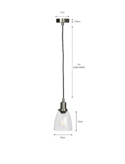 Hoxton Domed Pendant Light - Satin Nickel 9 Hoxton Domed Pendant Light - Satin Nickel -Modern Living Shop LAHO09 portrait 9 01516.1638535333