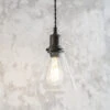 Hoxton Cone Pendant Light - Antique Bronze -Modern Living Shop LAHO12 portrait 1 80024.1638535339
