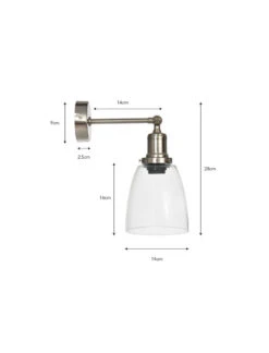 Hoxton Dome Wall Light - Satin Nickel -Modern Living Shop LAHO13 portrait 9 96644.1638535344