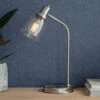 Hoxton Dome Table Lamp - Satin Nickel