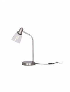 Hoxton Dome Table Lamp - Satin Nickel 9 Hoxton Dome Table Lamp - Satin Nickel -Modern Living Shop LAHO24 portrait 8 42170.1638535353