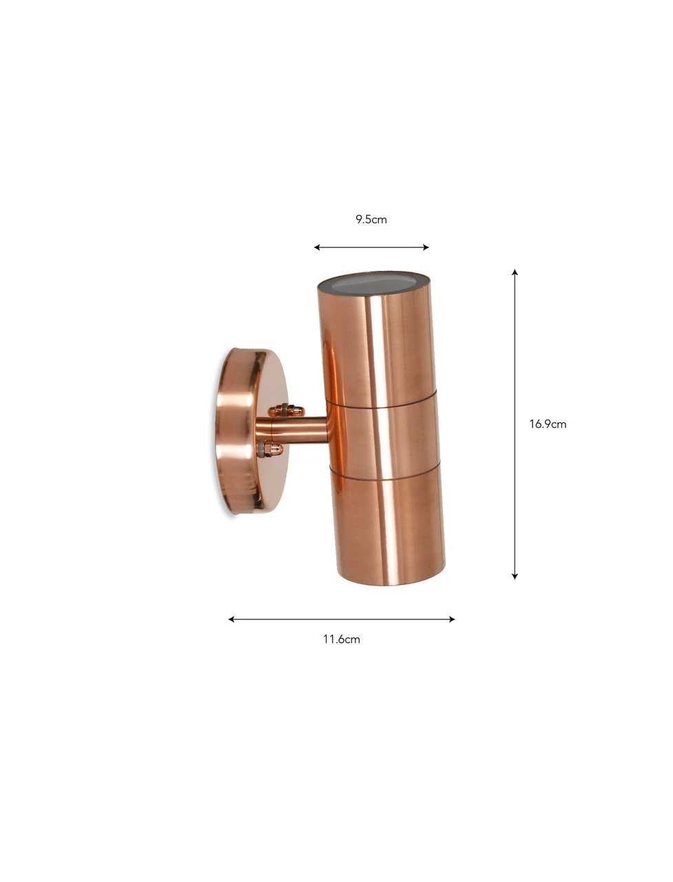 Regent Up & Down Light - Raw Copper 5 Regent Up & Down Light - Raw Copper - Image 3