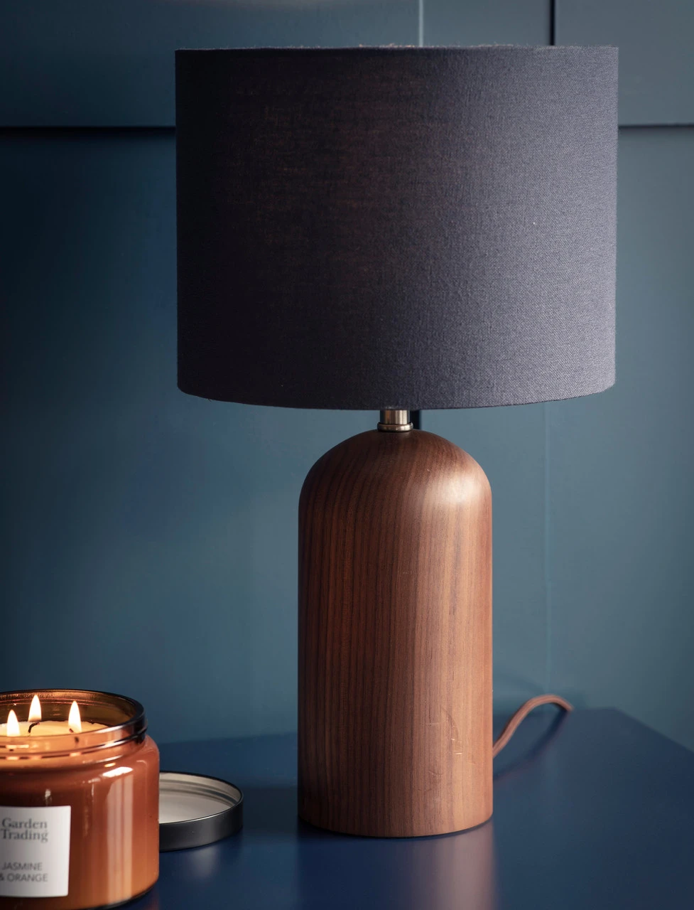 Kingsbury Walnut Table Lamp - Ink 4 Kingsbury Walnut Table Lamp - Ink - Image 2