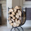 Wrought Iron Log Holder - Large 1 Wrought Iron Log Holder - Large -Modern Living Shop LOHO02 portrait 1 43203.1638472505