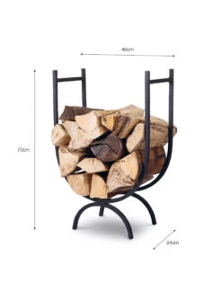 Wrought Iron Log Holder - Large -Modern Living Shop LOHO02 portrait 9 69909.1638472507