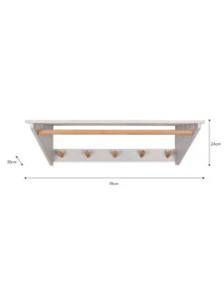 Melcombe Slatted Laundry Shelf -Modern Living Shop LSLW01 portrait 9 79609.1656664429