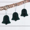 Set Of 3 Maddox Bells - Forest Green
