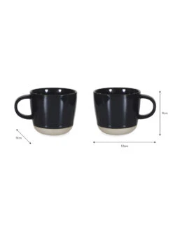 Pair Of Holwell Mugs - Carbon -Modern Living Shop MGCN02 portrait 9 48841.1661952631