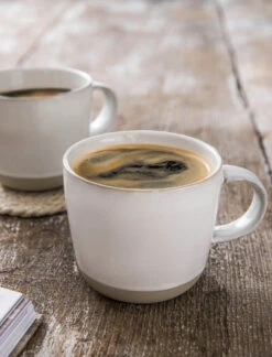 Pair Of Holwell Mugs - White