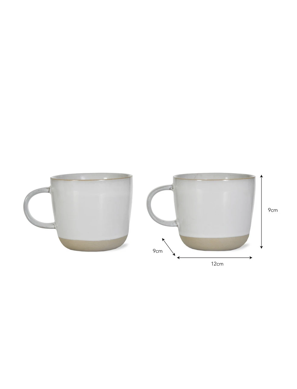 Pair Of Holwell Mugs - White 7 Pair Of Holwell Mugs - White - Image 5