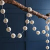 Maddox Pom Pom Garland - Warm White -Modern Living Shop MGWW02 portrait 1 92143.1666184634