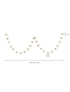 Maddox Pom Pom Garland - Warm White -Modern Living Shop MGWW02 portrait 9 89748.1666184634