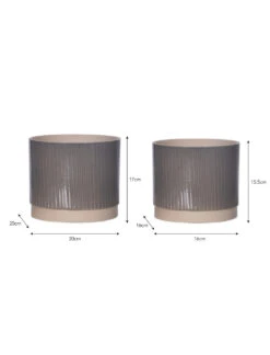 Set Of 2 Milton Pots -Modern Living Shop MPST01 portrait 9 29042.1638474044