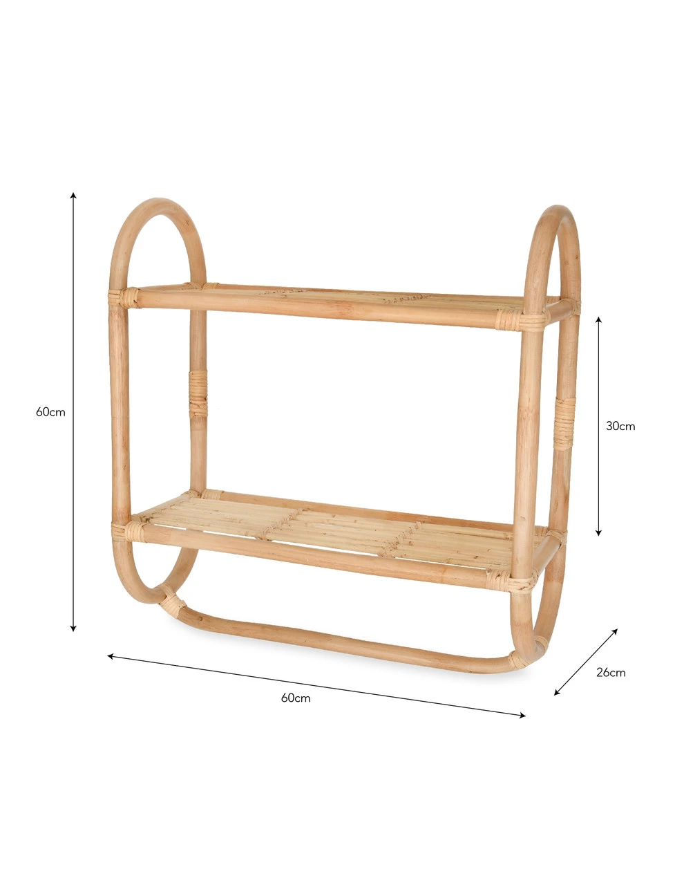 Mayfield Double Wall Shelf 6 Mayfield Double Wall Shelf - Image 4