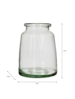 Mickleton Vase - Clear - Medium -Modern Living Shop MVGL02 portrait 9 16805.1638475312
