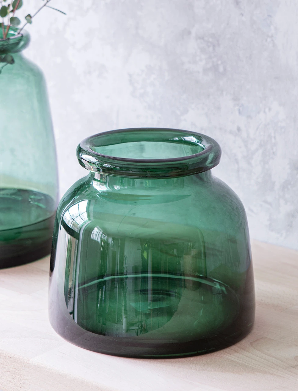 Mickleton Vase - Forest Green - Small 3 Mickleton Vase - Forest Green - Small