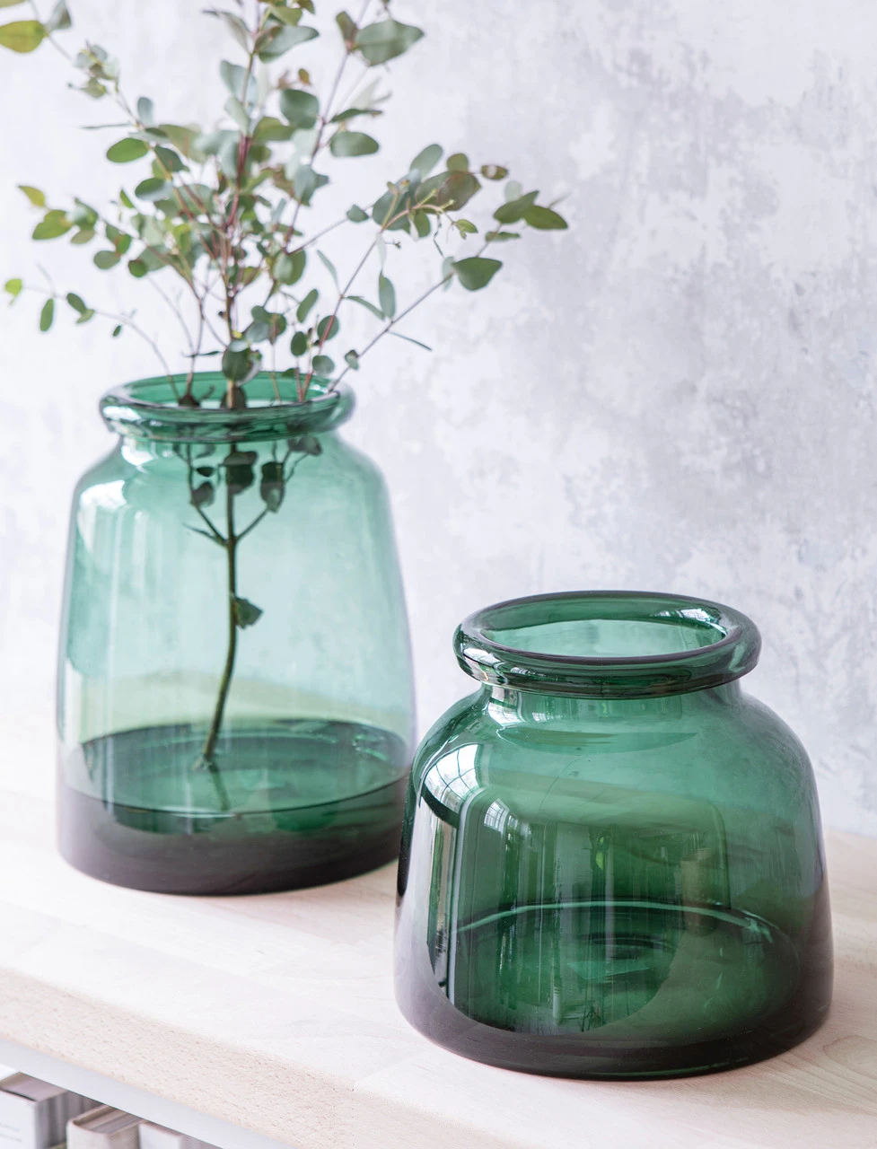 Mickleton Vase - Forest Green - Small 4 Mickleton Vase - Forest Green - Small - Image 2