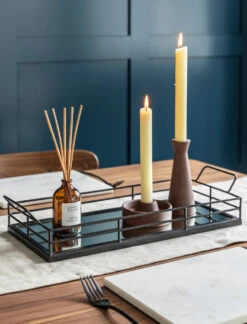 Curzon Rectangular Mirror Tray - Small