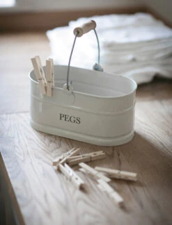 Peg Bucket - Chalk