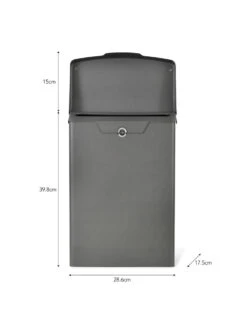 Shipton Post Box - Charcoal -Modern Living Shop PBCO08 portrait 9 39289.1638475541