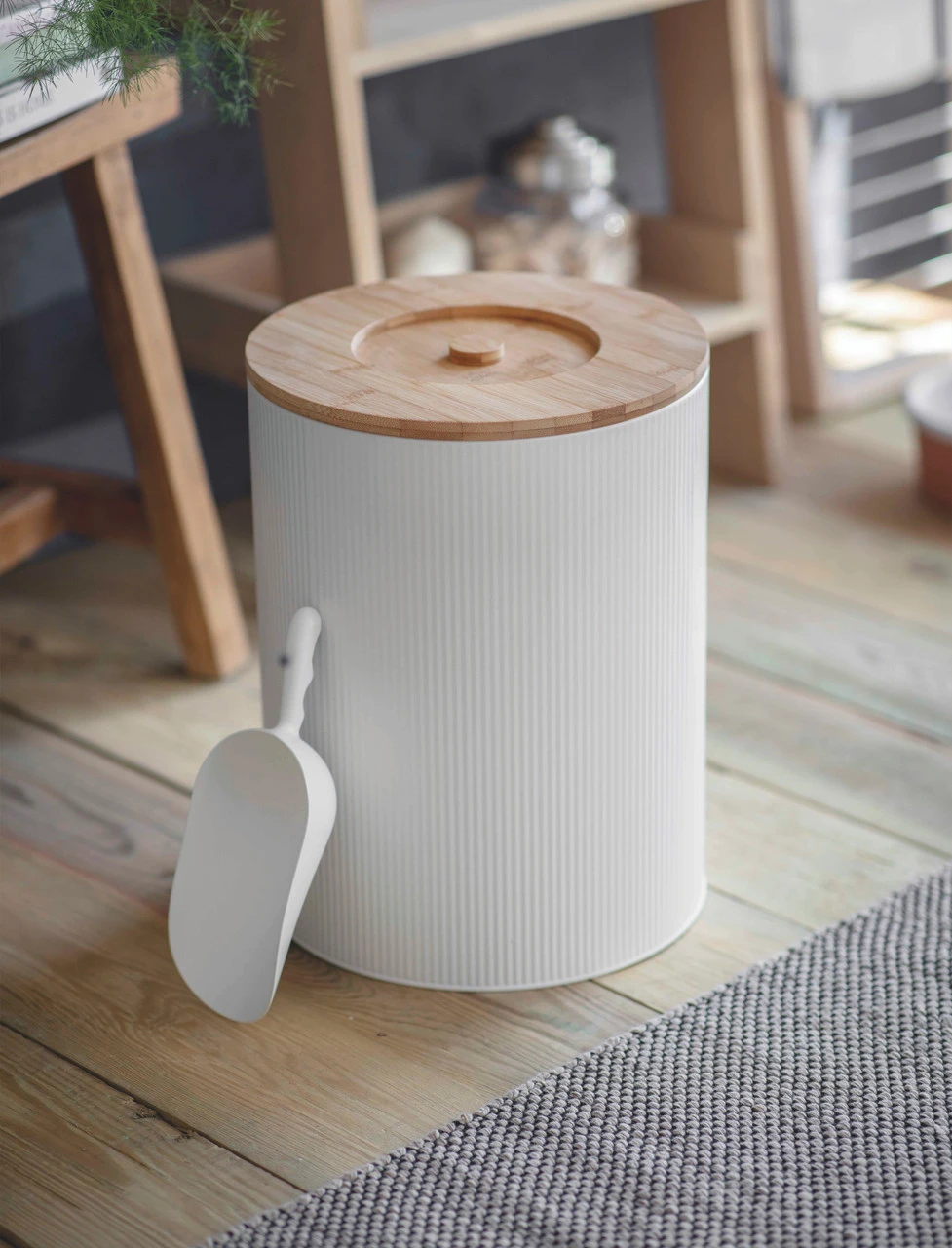 Kinloch Pet Bin - Medium - Lily White 3 Kinloch Pet Bin - Medium - Lily White