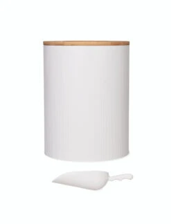 Kinloch Pet Bin - Medium - Lily White 12 Kinloch Pet Bin - Medium - Lily White -Modern Living Shop PBLW02 portrait 8 42965.1638477084