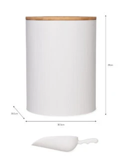 Kinloch Pet Bin - Medium - Lily White 13 Kinloch Pet Bin - Medium - Lily White -Modern Living Shop PBLW02 portrait 9 73924.1638477085