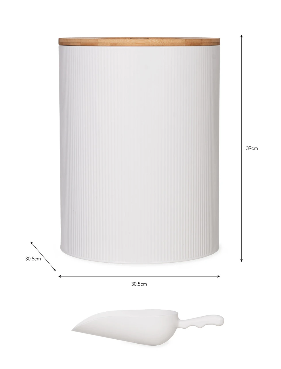 Kinloch Pet Bin - Medium - Lily White 8 Kinloch Pet Bin - Medium - Lily White - Image 6