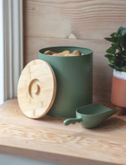 Kinloch Pet Bin - Small - Thistle Green -Modern Living Shop PBTH01 portrait 2 30063.1691417499