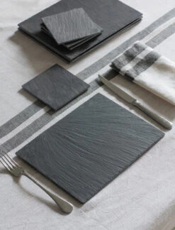 Set Of 4 Slate Placemats
